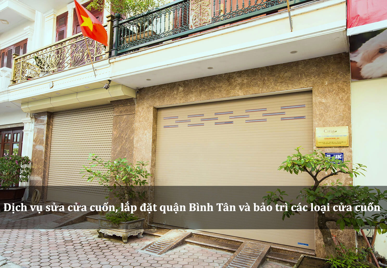 Sửa cửa cuốn quận Bình Tân